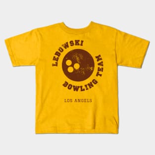 Lebowski Bowling Team Kids T-Shirt